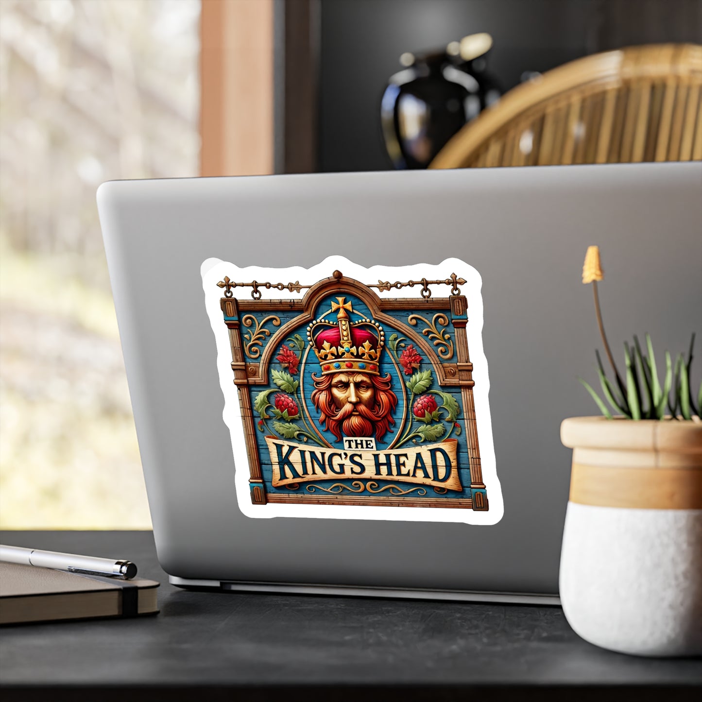 Reverend Annabelle Dixon King's Head Pub Sticker (Kiss-Cut Vinyl)