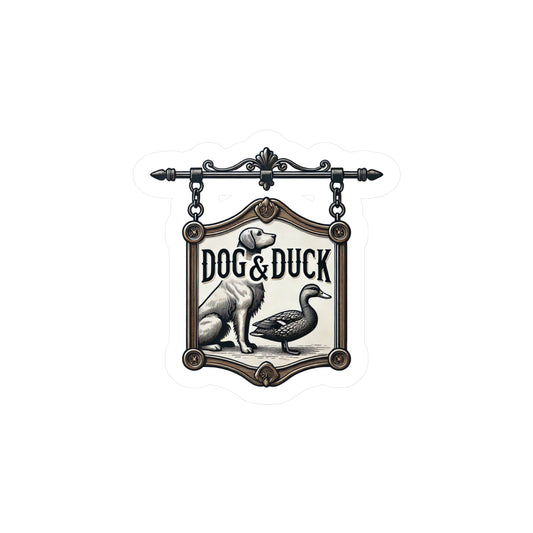 Reverend Annabelle Dixon Dog & Duck Pub Sticker (Kiss-Cut Vinyl)