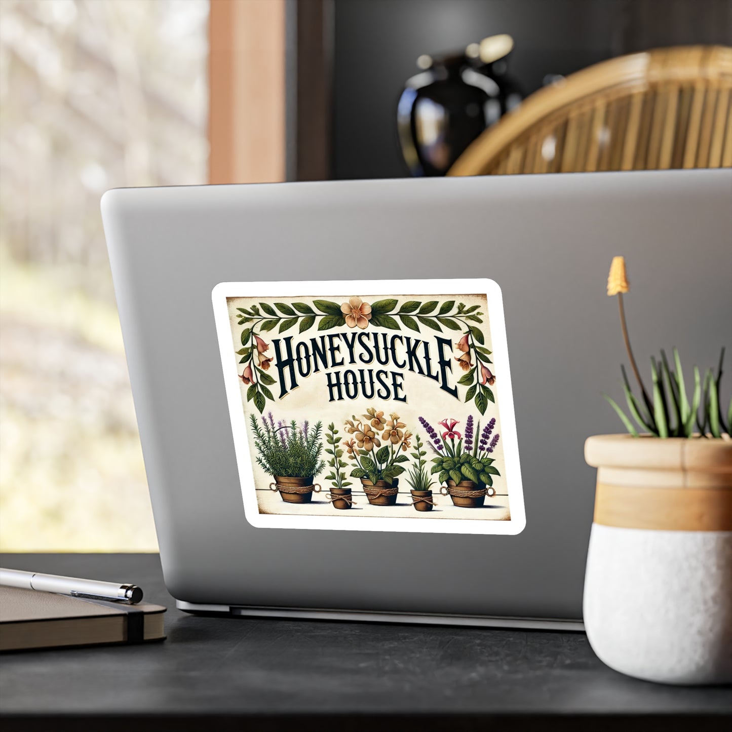 Reverend Annabelle Dixon Honeysuckle House Sticker (Kiss-Cut Vinyl)