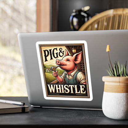Reverend Annabelle Dixon Pig & Whistle Pub Sticker (Kiss-Cut Vinyl)