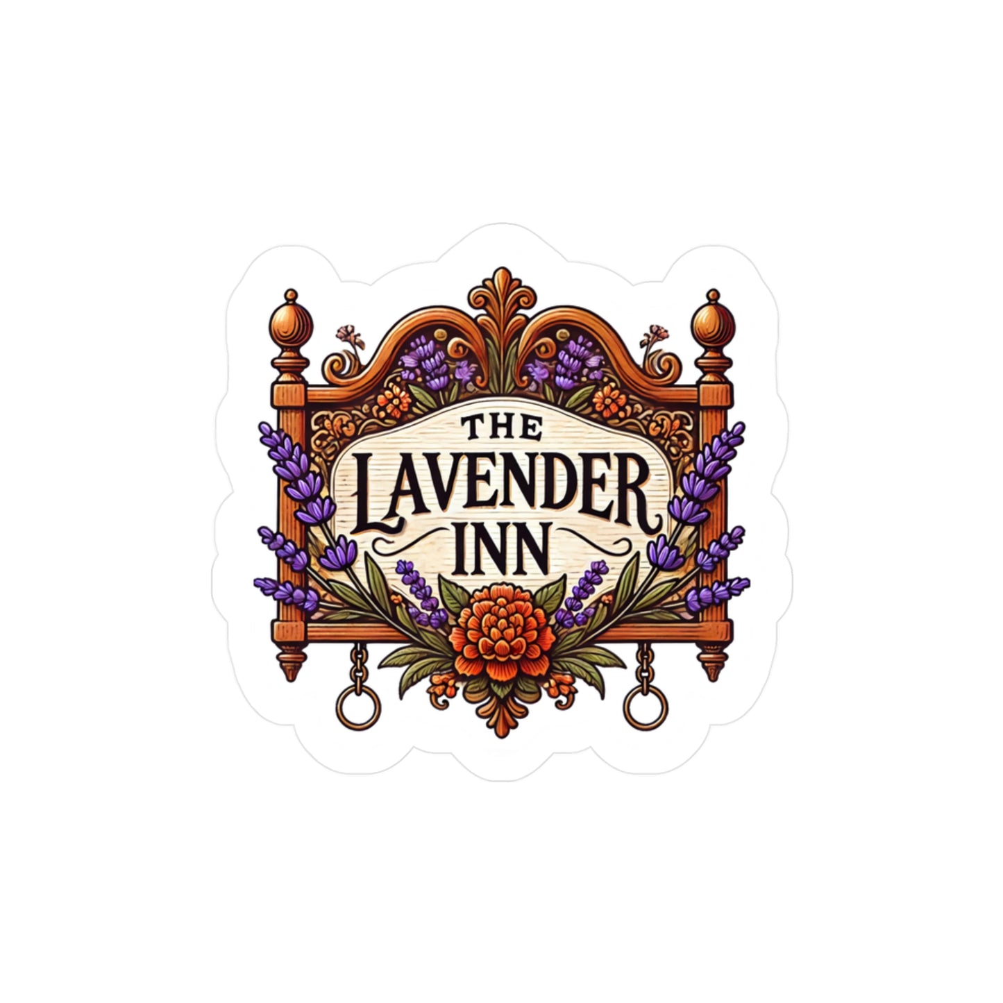 The Lavender Inn Sticker (Kiss-Cut Vinyl)