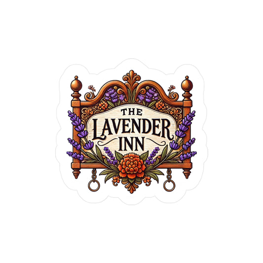The Lavender Inn Sticker (Kiss-Cut Vinyl)