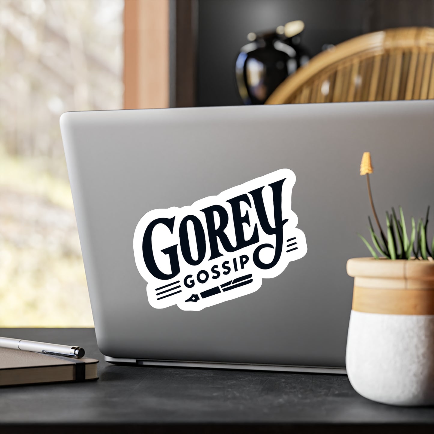 Gorey Gossip Sticker (Kiss-Cut Vinyl)
