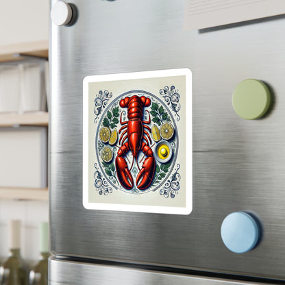 Jersey Lobster Sticker (Kiss-Cut Vinyl)