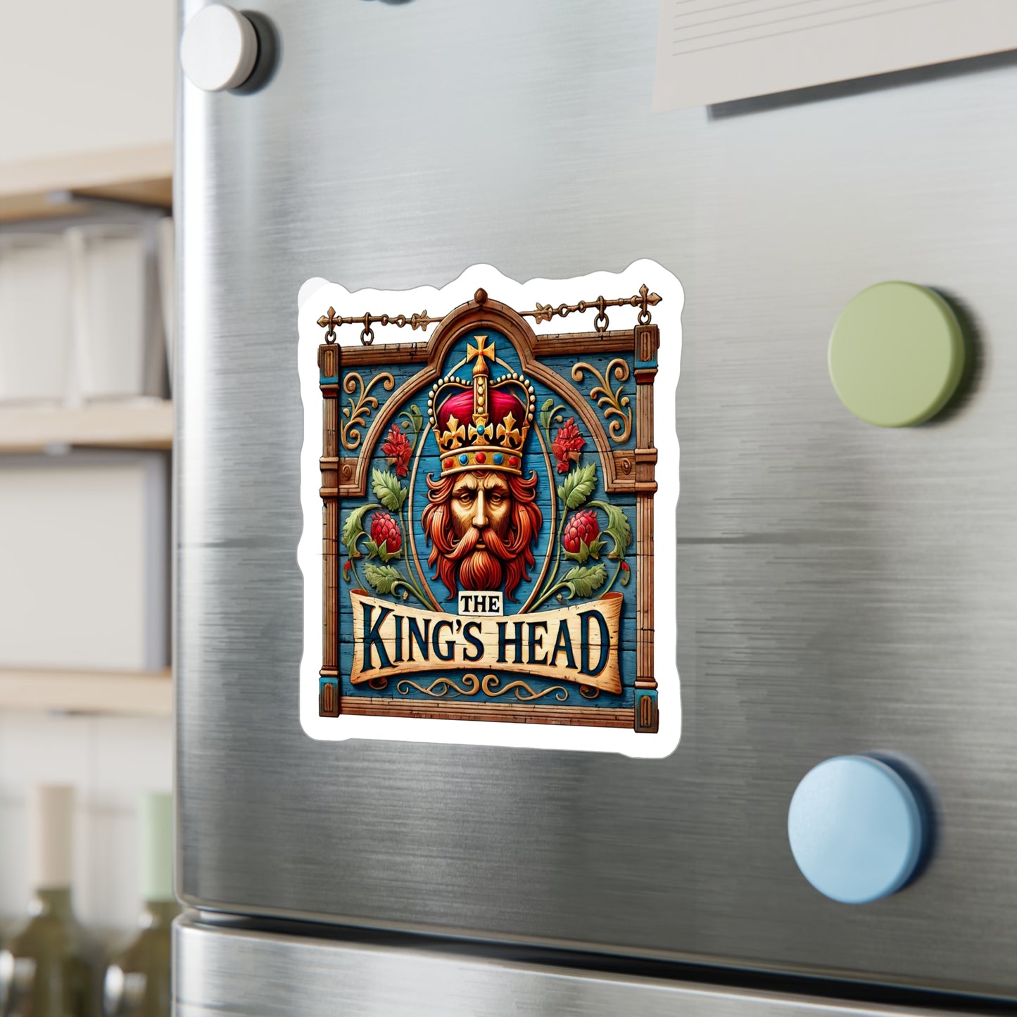 Reverend Annabelle Dixon King's Head Pub Sticker (Kiss-Cut Vinyl)