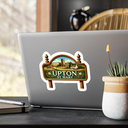 Reverend Annabelle Dixon Upton St. Mary Village Sign Sticker (Kiss-Cut Vinyl)