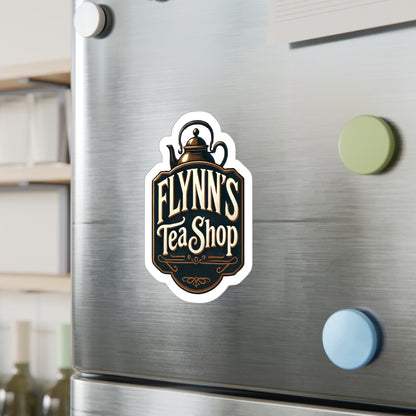 Reverend Annabelle Dixon Flynn's Tea Shop Sticker (Kiss-Cut Vinyl)