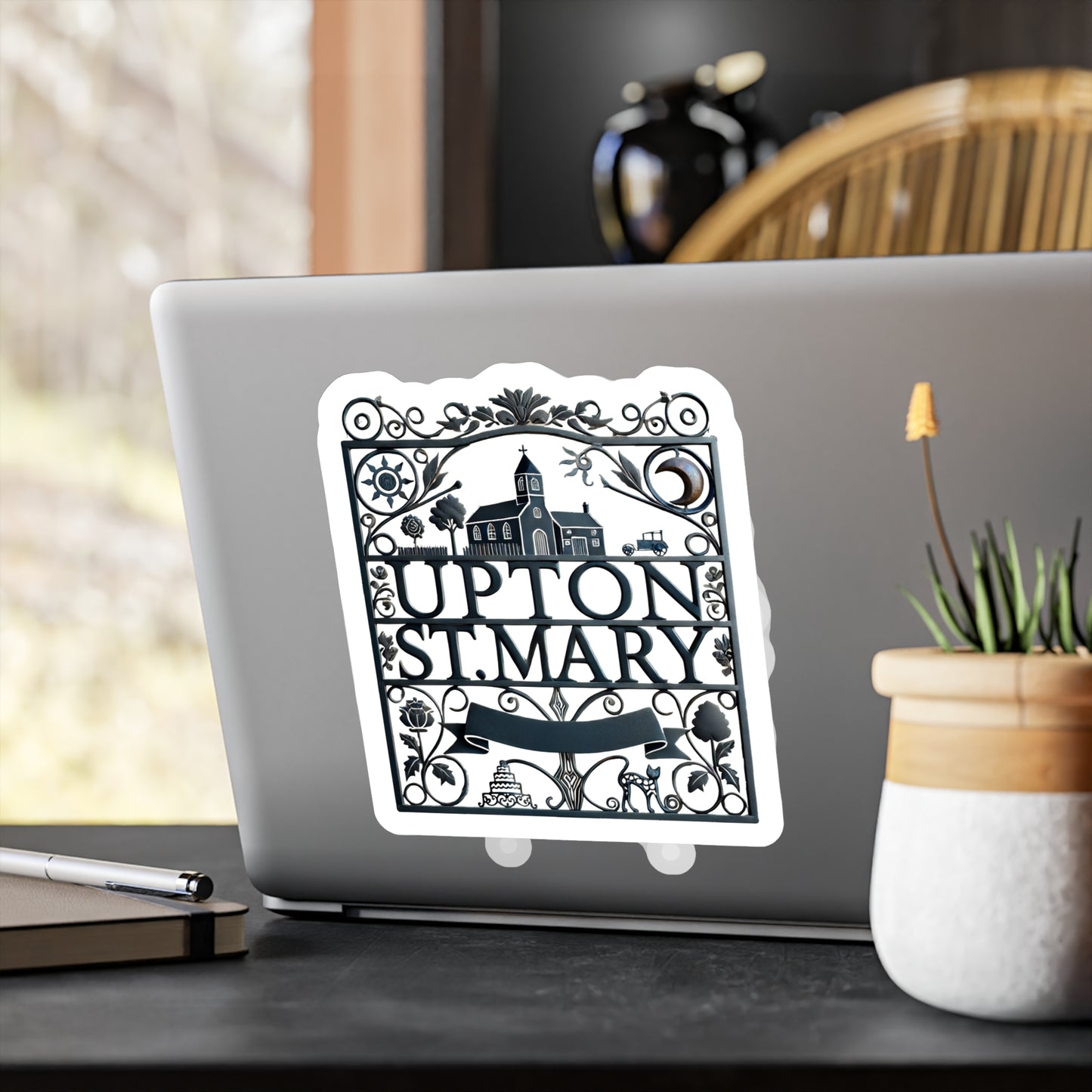 Reverend Annabelle Dixon Upton St. Mary Iron Gate Sticker (Kiss-Cut Vinyl)