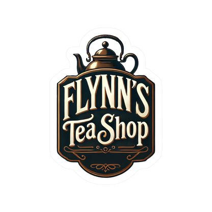 Reverend Annabelle Dixon Flynn's Tea Shop Sticker (Kiss-Cut Vinyl)