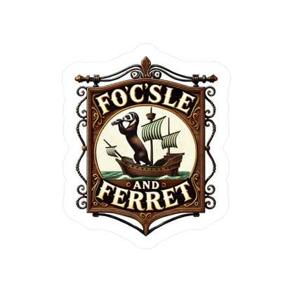 Reverend Annabelle Dixon Focsle & Ferret Pub Sticker (Kiss-Cut Vinyl)