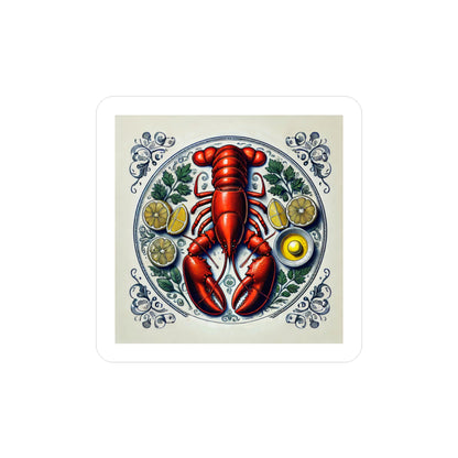 Jersey Lobster Sticker (Kiss-Cut Vinyl)