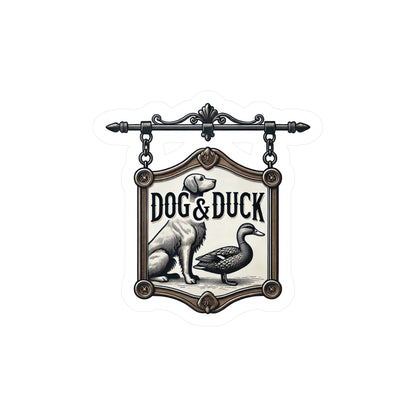Reverend Annabelle Dixon Dog & Duck Pub Sticker (Kiss-Cut Vinyl)