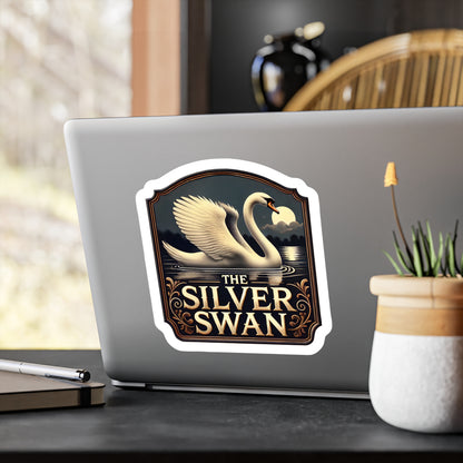 Reverend Annabelle Dixon Silver Swan Pub Sticker (Kiss-Cut Vinyl)