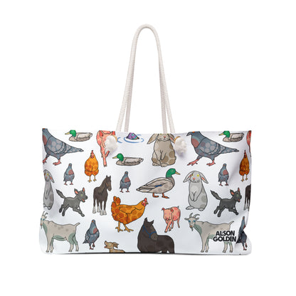 Reverend Annabelle Dixon Animals Print Weekender Bag