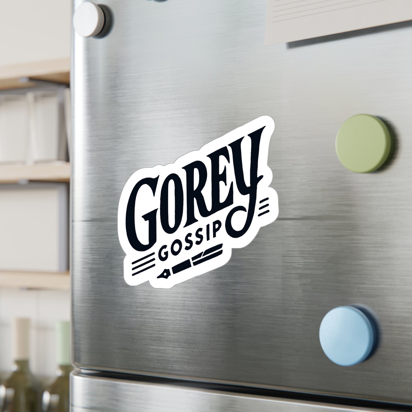 Gorey Gossip Sticker (Kiss-Cut Vinyl)
