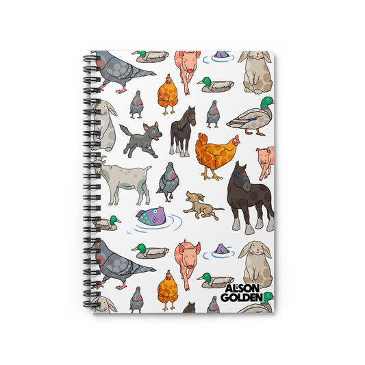 Reverend Annabelle Dixon Animals Print Notebook