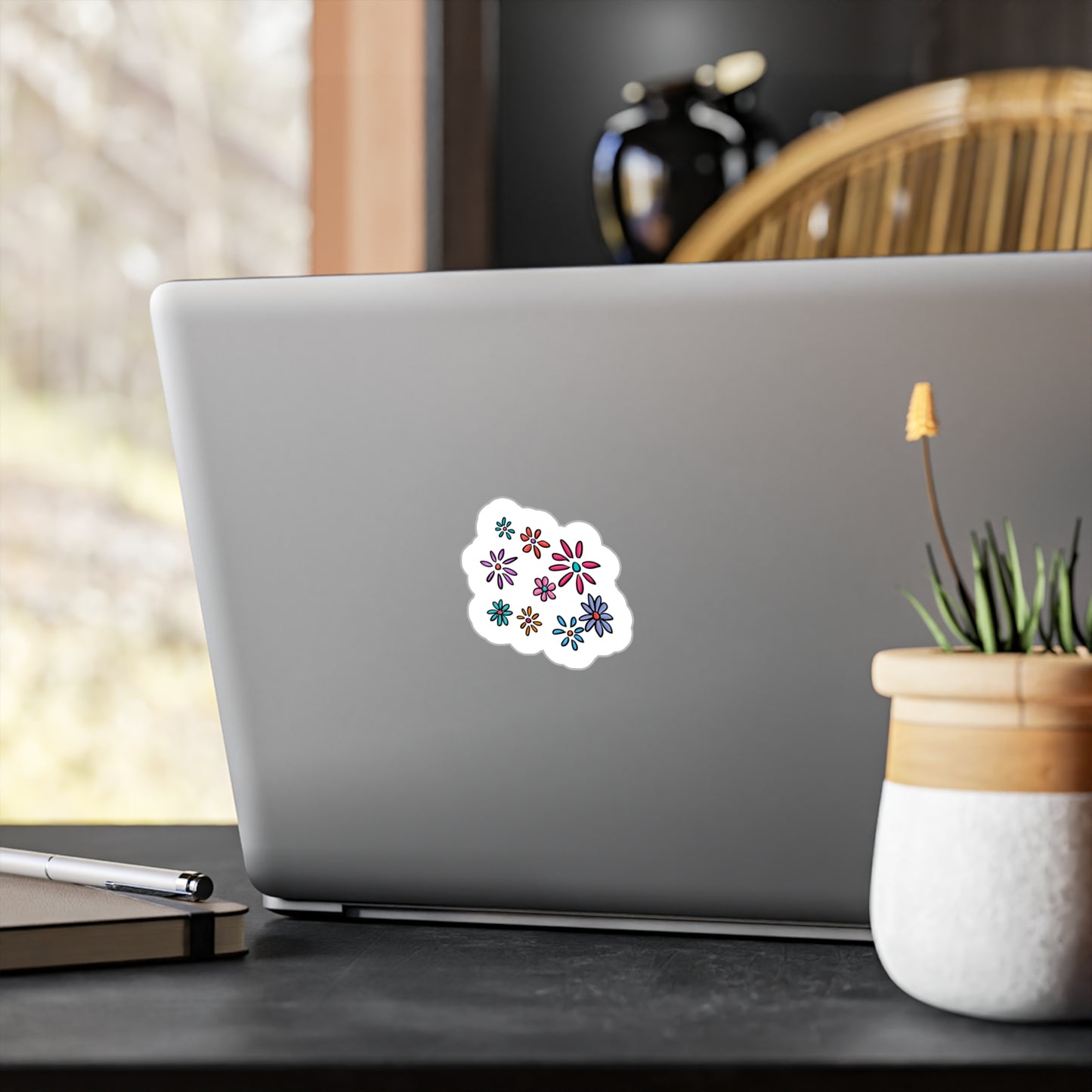 Reverend Annabelle Dixon Flowers Sticker (Kiss-Cut Vinyl)