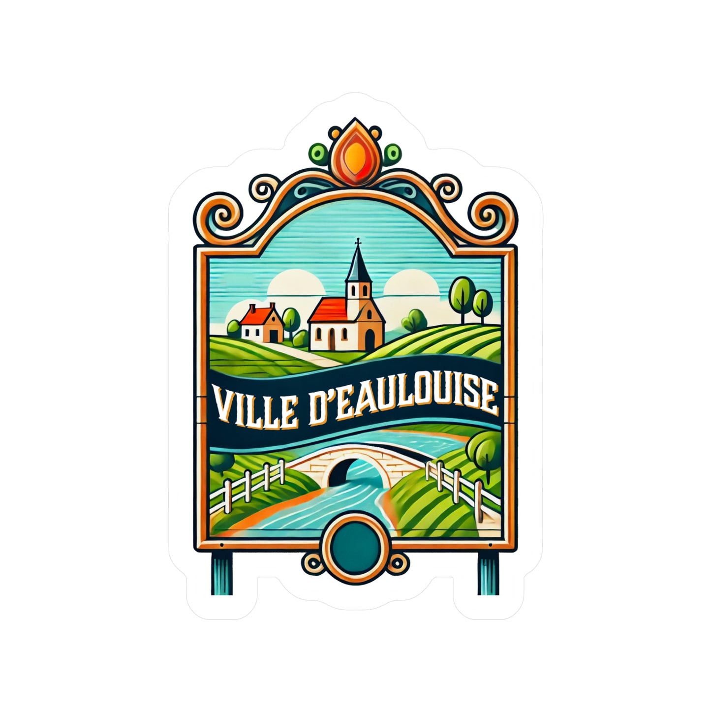 Reverend Annabelle Dixon Ville d'Eaulouise Sticker (Kiss-Cut Vinyl)