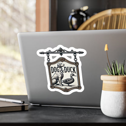 Reverend Annabelle Dixon Dog & Duck Pub Sticker (Kiss-Cut Vinyl)