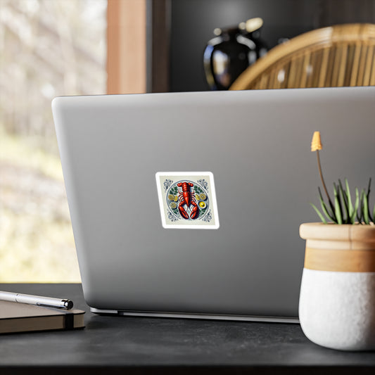Jersey Lobster Sticker (Kiss-Cut Vinyl)