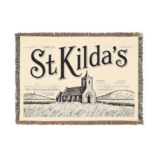 St Kilda's Woven Blanket - Cozy Home Decor for Comfort and Heritage