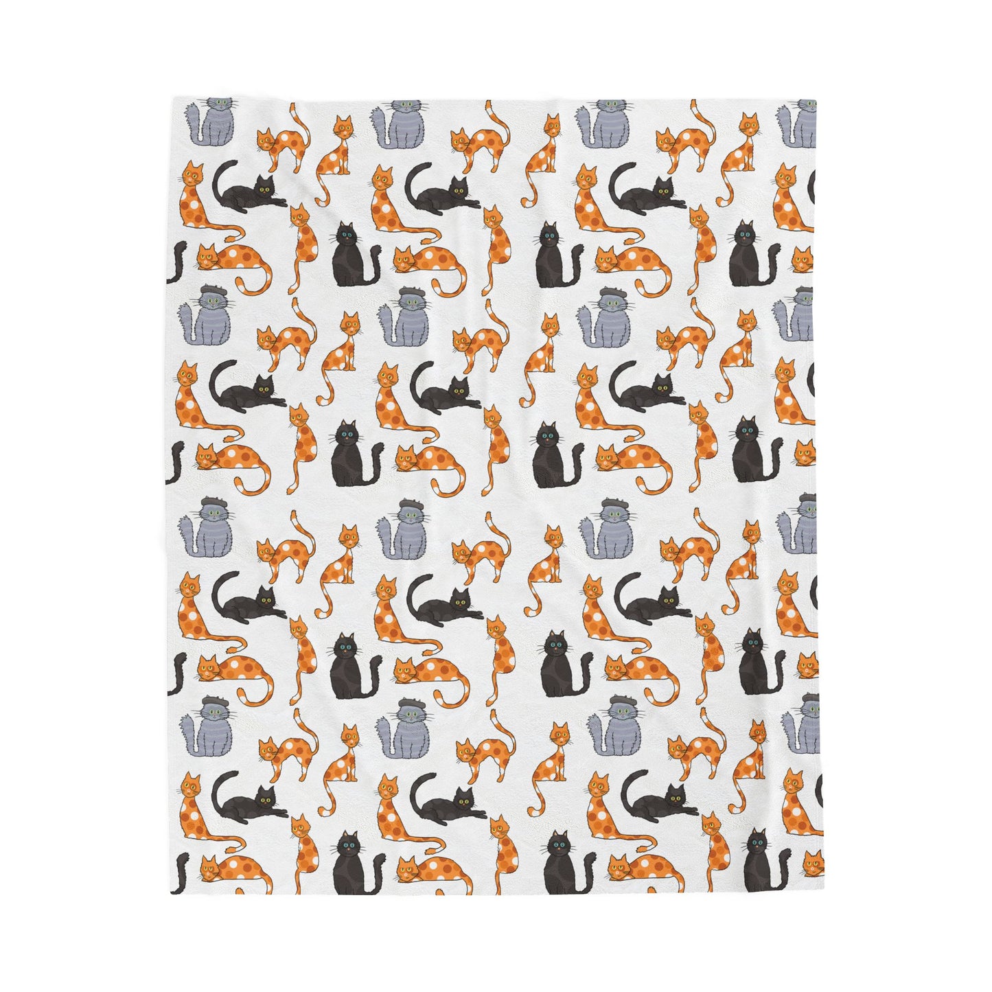 Cozy Cat Plush Blanket - Perfect for Cat Lovers and Home Decor