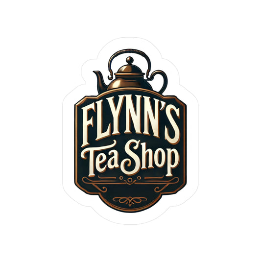 Reverend Annabelle Dixon Flynn's Tea Shop Sticker (Kiss-Cut Vinyl)