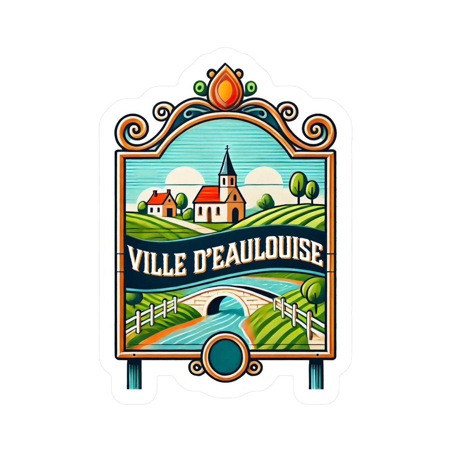 Reverend Annabelle Dixon Ville d'Eaulouise Sticker (Kiss-Cut Vinyl)