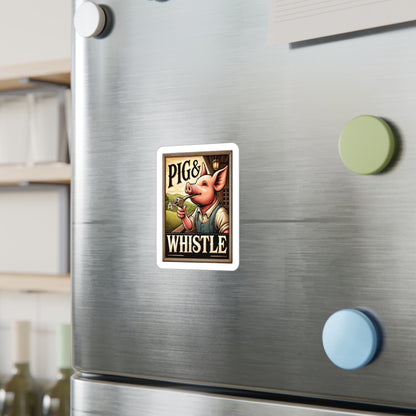 Reverend Annabelle Dixon Pig & Whistle Pub Sticker (Kiss-Cut Vinyl)