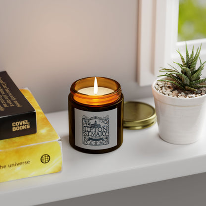 Reverend Annabelle Dixon Upton St. Mary Print Scented Candle (Coconut Apricot Wax)