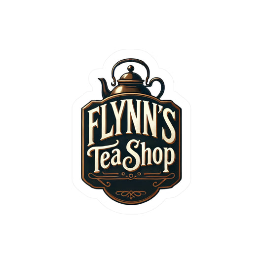Reverend Annabelle Dixon Flynn's Tea Shop Sticker (Kiss-Cut Vinyl)