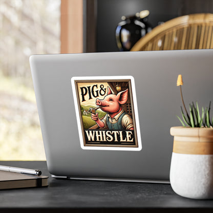 Reverend Annabelle Dixon Pig & Whistle Pub Sticker (Kiss-Cut Vinyl)