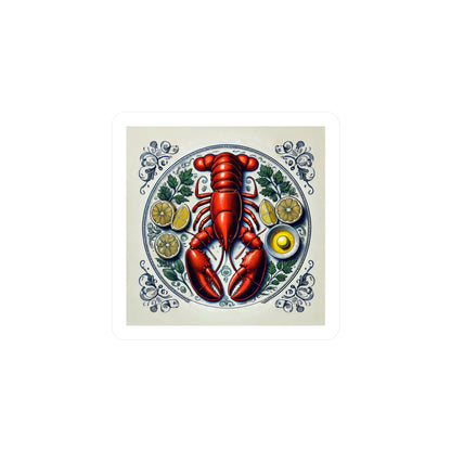 Jersey Lobster Sticker (Kiss-Cut Vinyl)