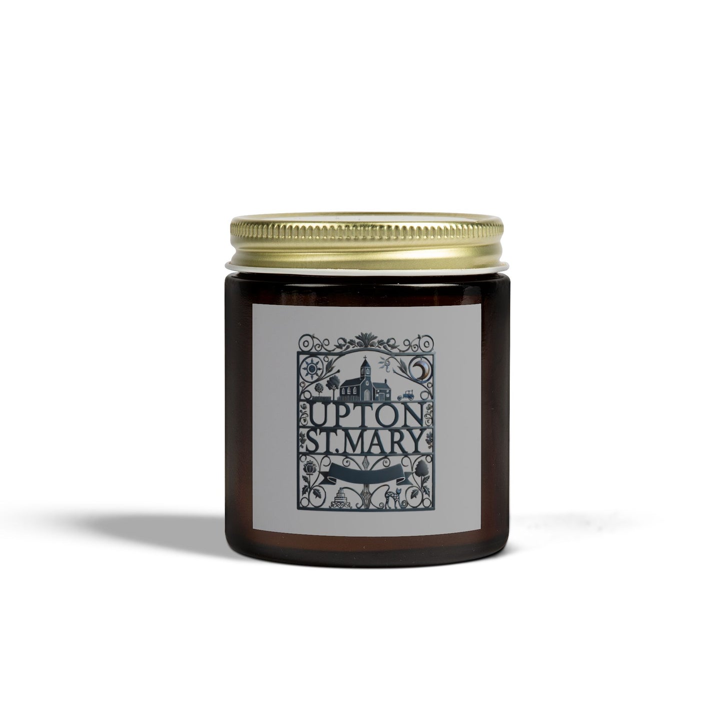 Reverend Annabelle Dixon Upton St. Mary Print Scented Candle (Coconut Apricot Wax)