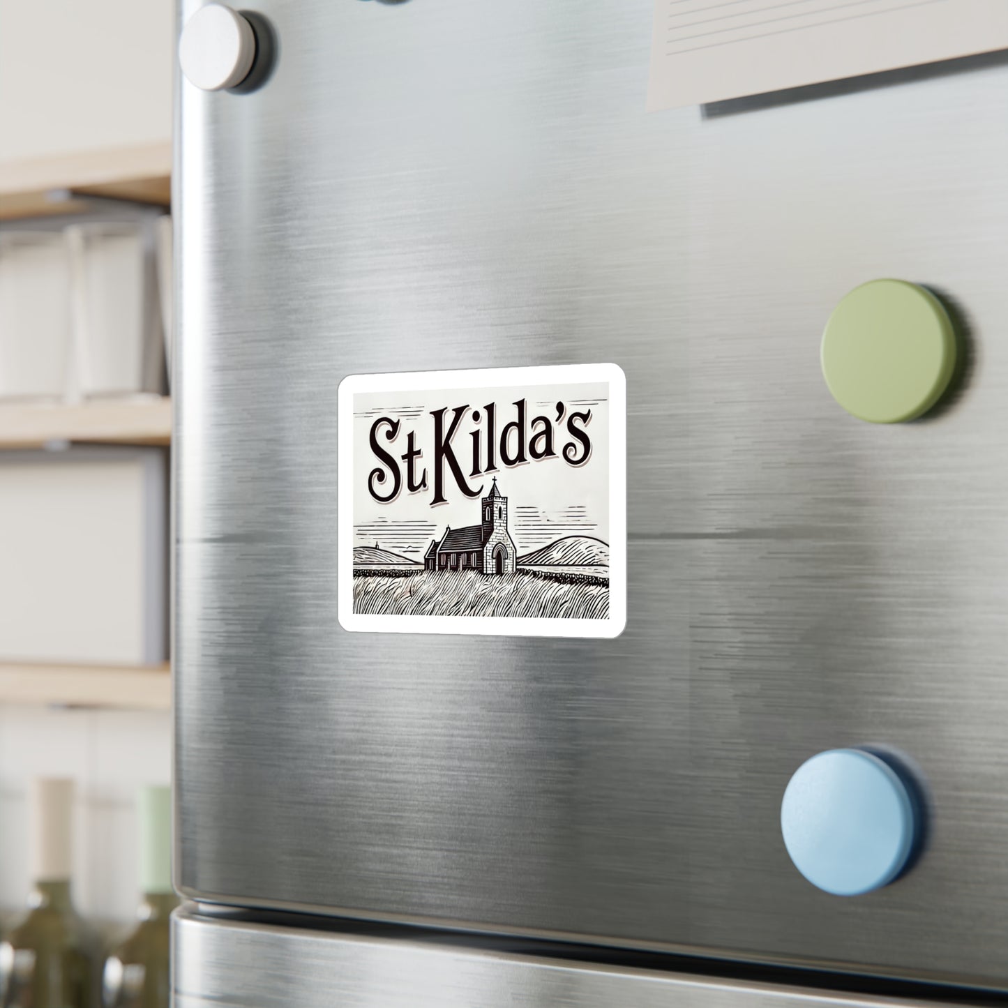 Reverend Annabelle Dixon St. Kilda's Church Sticker (Kiss-Cut Vinyl)