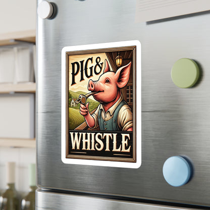 Reverend Annabelle Dixon Pig & Whistle Pub Sticker (Kiss-Cut Vinyl)