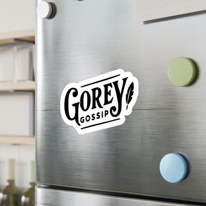Gorey Gossip version 2 Sticker (Kiss-Cut Vinyl)