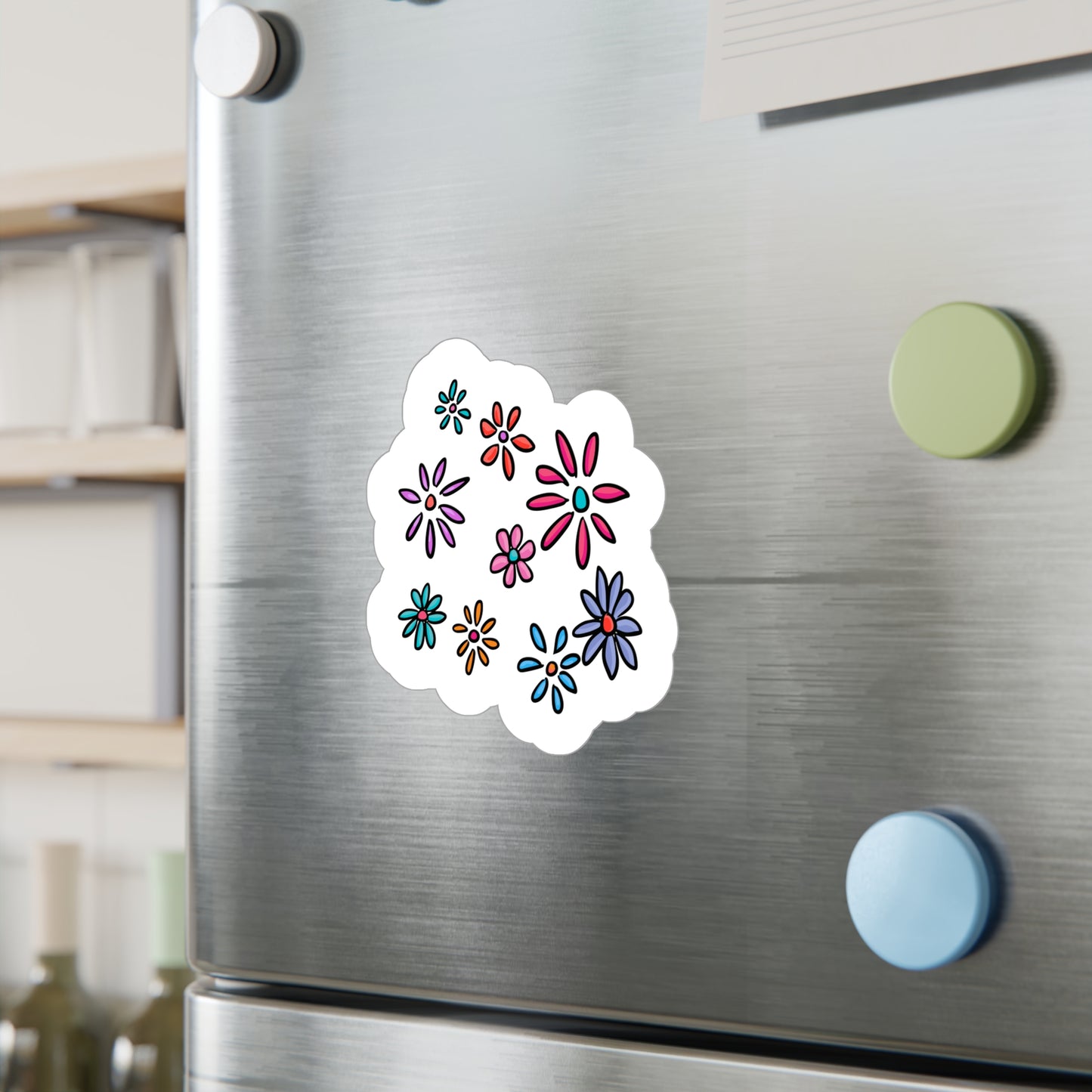 Reverend Annabelle Dixon Flowers Sticker (Kiss-Cut Vinyl)