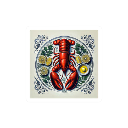 Jersey Lobster Sticker (Kiss-Cut Vinyl)