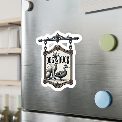 Reverend Annabelle Dixon Dog & Duck Pub Sticker (Kiss-Cut Vinyl)