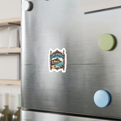 Gorey Harbour Sticker (Kiss-Cut Vinyl)