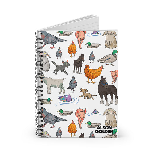 Reverend Annabelle Dixon Animals Print Notebook