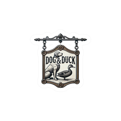 Reverend Annabelle Dixon Dog & Duck Pub Sticker (Kiss-Cut Vinyl)