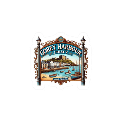 Gorey Harbour Sticker (Kiss-Cut Vinyl)