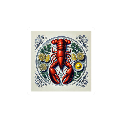 Jersey Lobster Sticker (Kiss-Cut Vinyl)