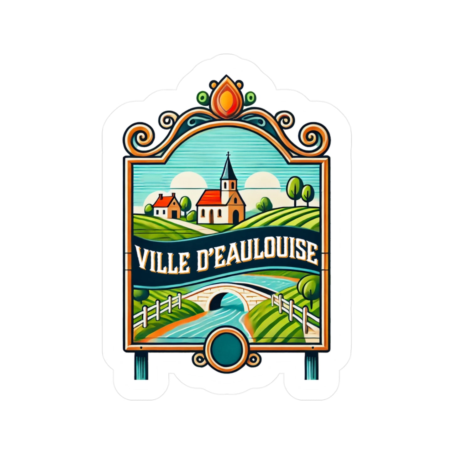 Reverend Annabelle Dixon Ville d'Eaulouise Sticker (Kiss-Cut Vinyl)