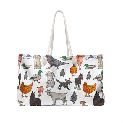Reverend Annabelle Dixon Animals Print Weekender Bag