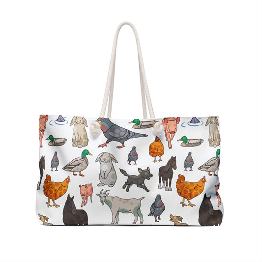 Reverend Annabelle Dixon Animals Print Weekender Bag