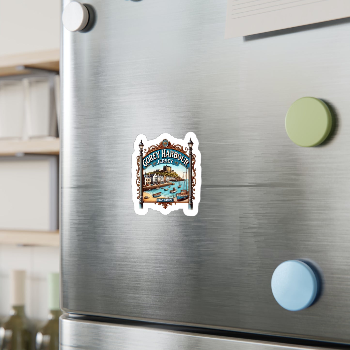 Gorey Harbour Sticker (Kiss-Cut Vinyl)