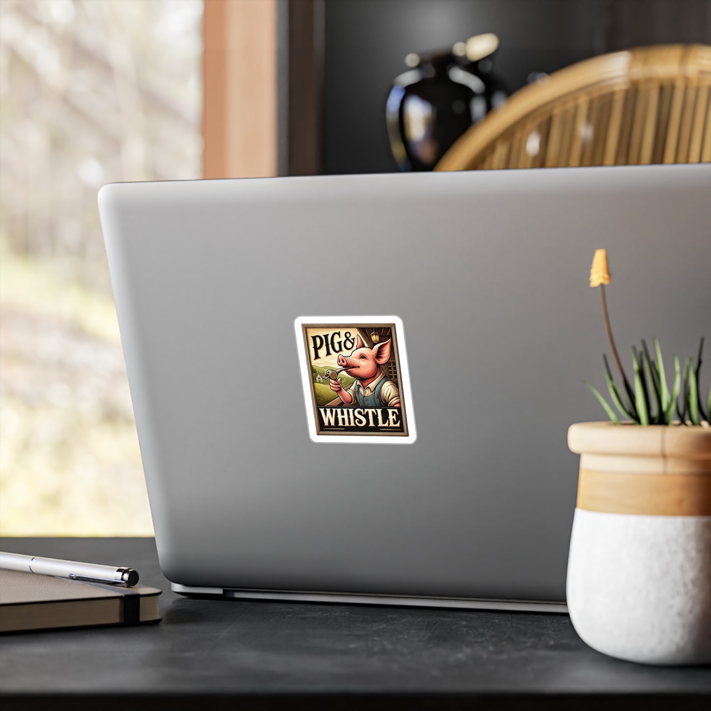 Reverend Annabelle Dixon Pig & Whistle Pub Sticker (Kiss-Cut Vinyl)